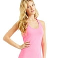 thumbnail image 1 of Aeropostale Womens Mesh Back Tank Top, Pink, Juniors, Large, 1 of 3