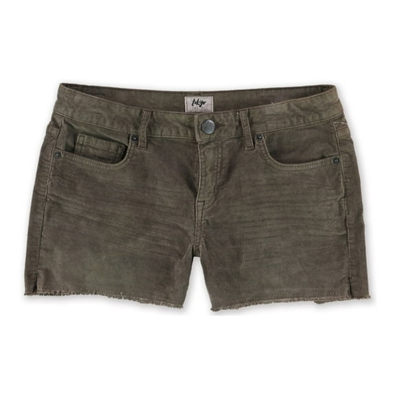 Aeropostale Womens Midi Casual Corduroy Shorts, Brown, Juniors, 000 Size