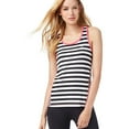 thumbnail image 1 of Aeropostale Womens Mixed Stripe Tank Top, Black, Juniors, X-Small, 1 of 3
