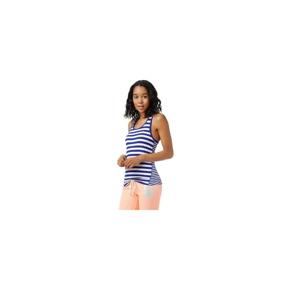 Aeropostale Womens Mixed Stripe Tank Top, Blue, Juniors, Small