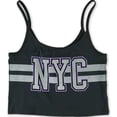 thumbnail image 1 of Aeropostale Womens NYC Cropped Tank Top, Grey, Medium, 1 of 1