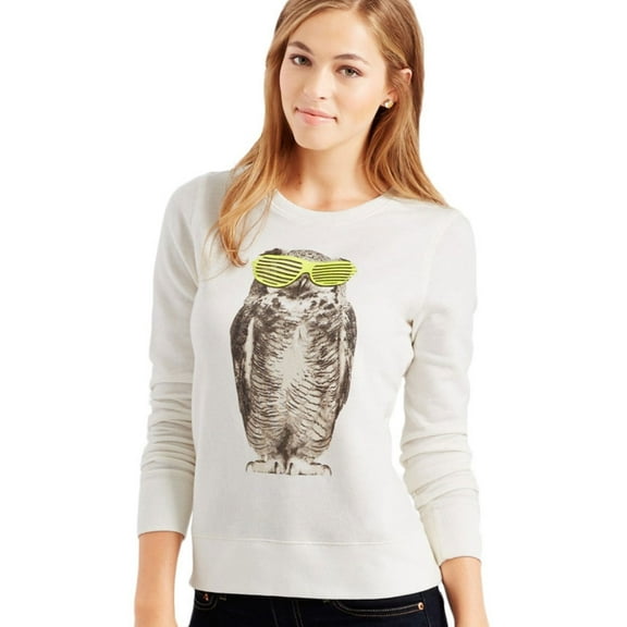 Aeropostale Womens Owl Swag Sweatshirt