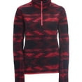 thumbnail image 1 of Aeropostale Womens Printed 1/4 Fleece Jacket, Pink, Juniors, Small, 1 of 2