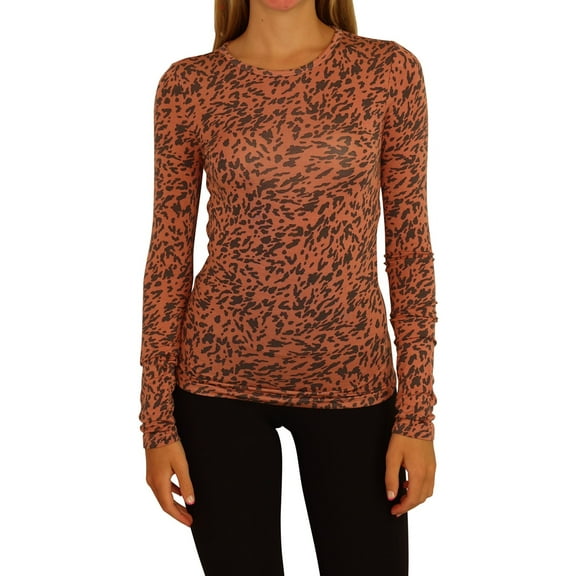 Aeropostale Womens Printed Basic T-Shirt, Pink, Juniors, Large