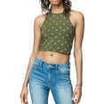 thumbnail image 1 of Aeropostale Womens Printed Tank Top, Green, Juniors, X-Large, 1 of 3