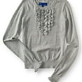 thumbnail image 1 of Aeropostale Womens Pullover Knit Sweater, Grey, Juniors, Medium, 1 of 1