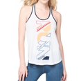 thumbnail image 1 of Aeropostale Womens RUN Racerback Tank Top, White, Juniors, Small, 1 of 2