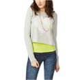 thumbnail image 1 of Aeropostale Womens Raglan Rhinestone Heart Sweatshirt, Grey, Juniors, X-Large, 1 of 2