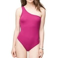 thumbnail image 1 of Aeropostale Womens Ribbed Bodysuit Jumpsuit, Pink, Juniors, Small, 1 of 2