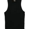 thumbnail image 1 of Aeropostale Womens Ribbed Mock Tank Top, Black, X-Small, 1 of 2