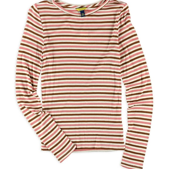 Aeropostale Womens Ribbed Striped Pullover Sweater