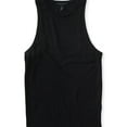 thumbnail image 1 of Aeropostale Womens Ribbed Tank Top, Black, Juniors, Large, 1 of 2