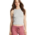 thumbnail image 1 of Aeropostale Womens Ribbed Tank Top, Grey, Juniors, Large, 1 of 1