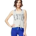 thumbnail image 1 of Aeropostale Womens Sequined Love Tank Top, Grey, Juniors, X-Large, 1 of 3