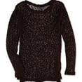 thumbnail image 1 of Aeropostale Womens Sheer Lace Knit Sweater, Red, Juniors, X-Small, 1 of 1
