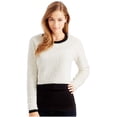thumbnail image 1 of Aeropostale Womens Sherpa Crop Sweatshirt, 1 of 1