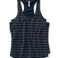 thumbnail image 1 of Aeropostale Womens Shimmer Stripe Tank Top, Blue, Juniors, X-Large, 1 of 1