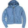 thumbnail image 1 of Aeropostale Womens Sleep Pajama Hoodie, Blue, Juniors, Medium, 1 of 1