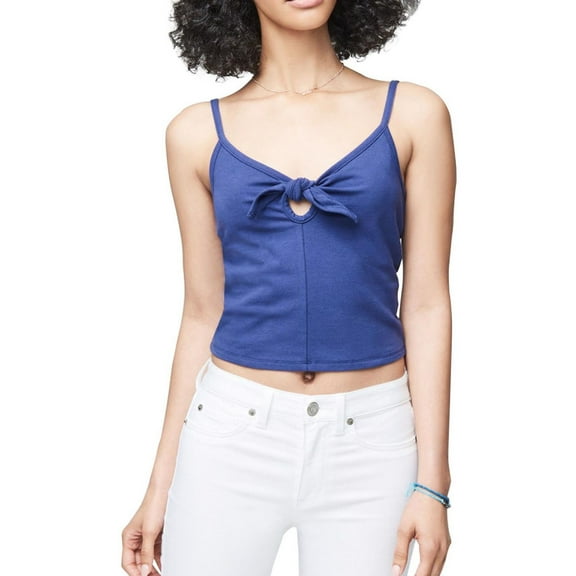 Aeropostale Womens Solid Cami Tank Top, Purple, Juniors, X-Large