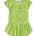 thumbnail image 1 of Aeropostale Womens Solid Color Peasant Knit Blouse, Green, Juniors, X-Small, 1 of 1