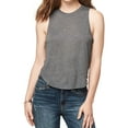 thumbnail image 1 of Aeropostale Womens Solid Muscle Tank Top, Grey, Juniors, Large, 1 of 2