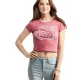 thumbnail image 1 of Aeropostale Womens Standard Issue Graphic T-Shirt, Purple, Juniors, Large, 1 of 1