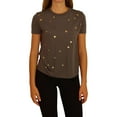 thumbnail image 1 of Aeropostale Womens Star Pajama Sleep T-shirt, Grey, Juniors, Small, 1 of 5