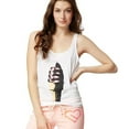 thumbnail image 1 of Aeropostale Womens Strap Back Tank Top, White, Juniors, Small, 1 of 3