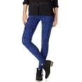 thumbnail image 1 of Aeropostale Womens Stretch Fabric Casual Leggings, Blue, Juniors, X-Small, 1 of 2