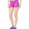 thumbnail image 1 of Aeropostale Womens Striped Running Athletic Workout Shorts, Purple, Juniors, Medium, 1 of 3