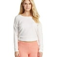 thumbnail image 1 of Aeropostale Womens Super Soft Sweatshirt, Off-White, Juniors, Small, 1 of 2