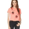 thumbnail image 1 of Aeropostale Womens Sweet Joke Graphic T-Shirt, Orange, Juniors, Medium, 1 of 2