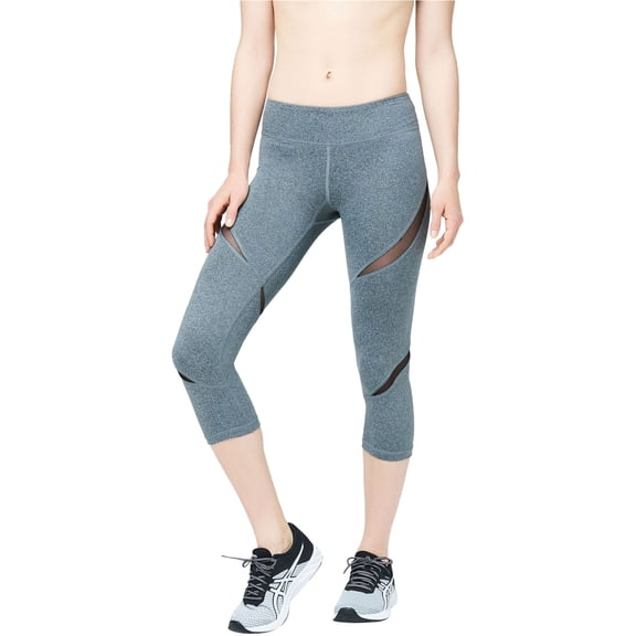 Aeropostale Womens Swirl Leggings Yoga Pants, Grey, Juniors, Large