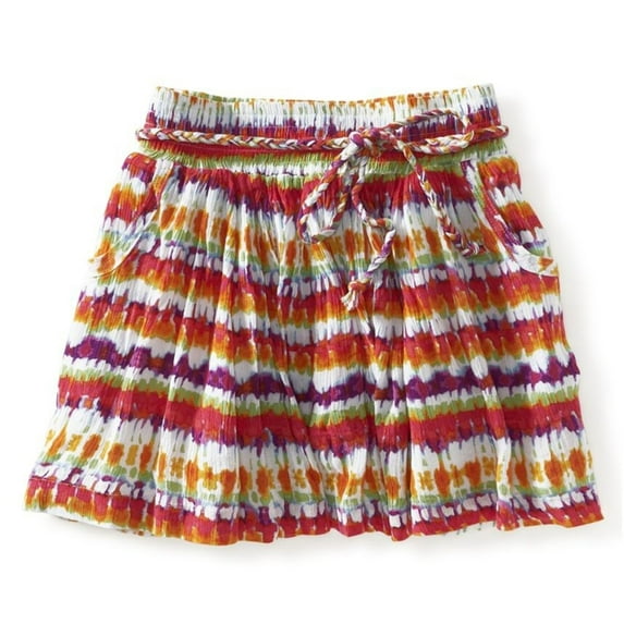 Aeropostale Womens Tye Dye Print Mini Skirt, Multicoloured, Juniors, X-Small