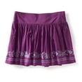 thumbnail image 1 of Aeropostale Womens Vine Knit Mini Skirt, Purple, Juniors, Small, 1 of 1