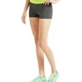 thumbnail image 1 of Aeropostale Womens Volleyball Athletic Workout Shorts, Yellow, Juniors, Small, 1 of 3