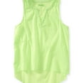 thumbnail image 1 of Aeropostale Womens Woven Tank Top, Green, Juniors, Medium, 1 of 2