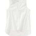 thumbnail image 1 of Aeropostale Womens Woven Tank Top, White, Juniors, Large, 1 of 2