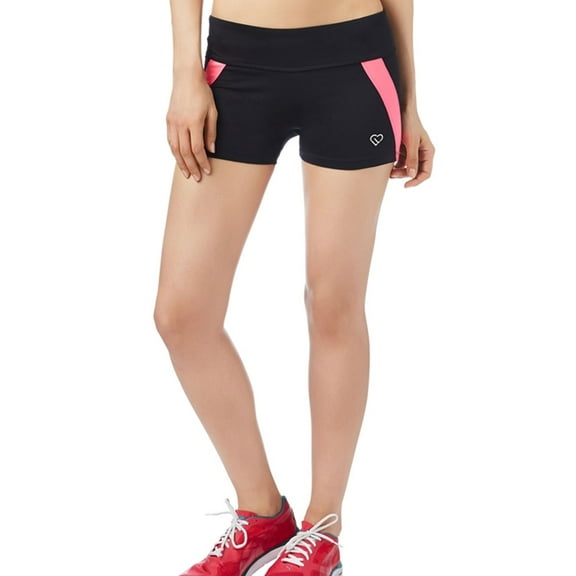 Aeropostale Womens Zig Zag Volleyball Athletic Workout Shorts, Black, Juniors, X-Small