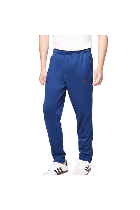 Aeropostale Womens Zip Ankle Athletic Track Pants, Blue, Juniors, Small