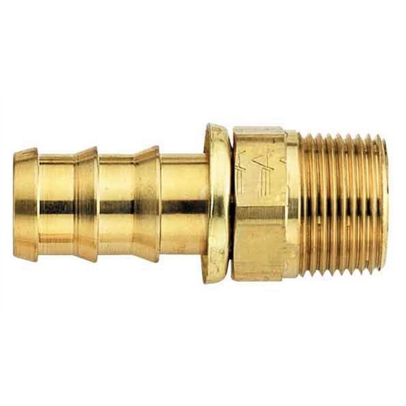 Aeroquip FBM1204 10 AN Socketless Hose to 0.5 in. Male Pipe Fitting