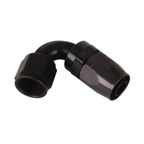 Aeroquip FBM4444 Hose End Coupler Fitting, 120 Degree, Black, -10 AN