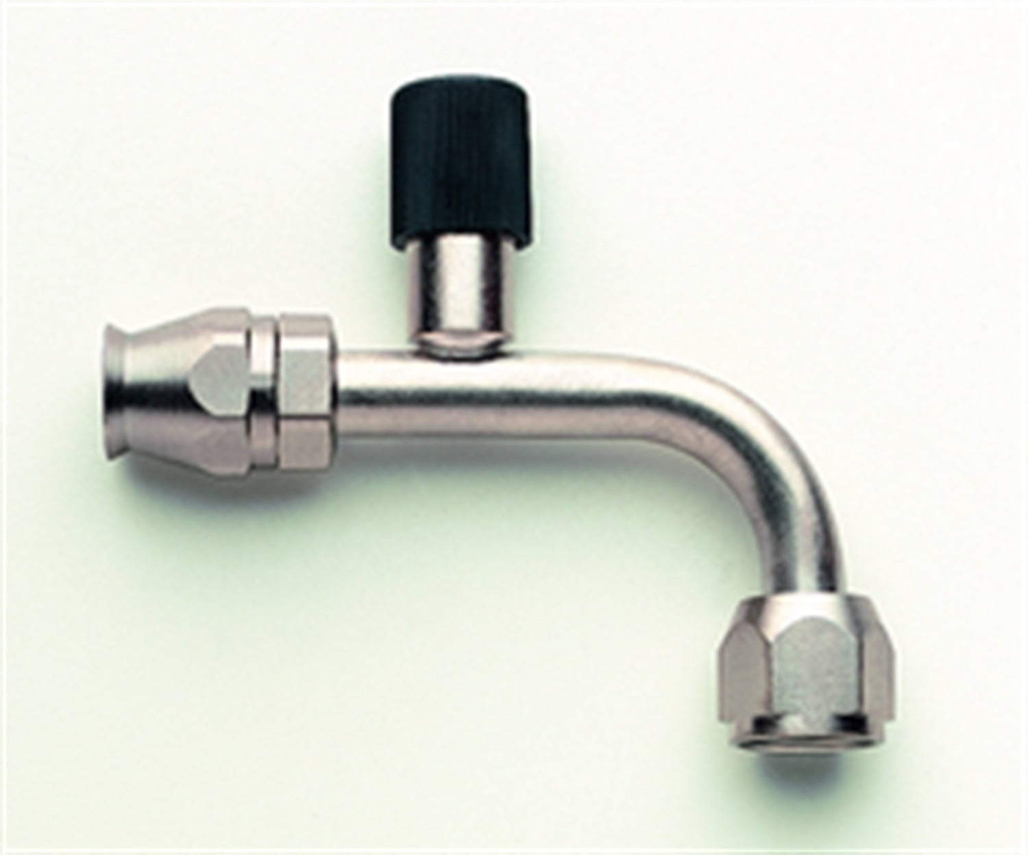 Aeroquip 90 Degree -6 A/C Fitting w/Charge Port Aeroquip 90 Degree -6 A/C Fitting w/Charge Port