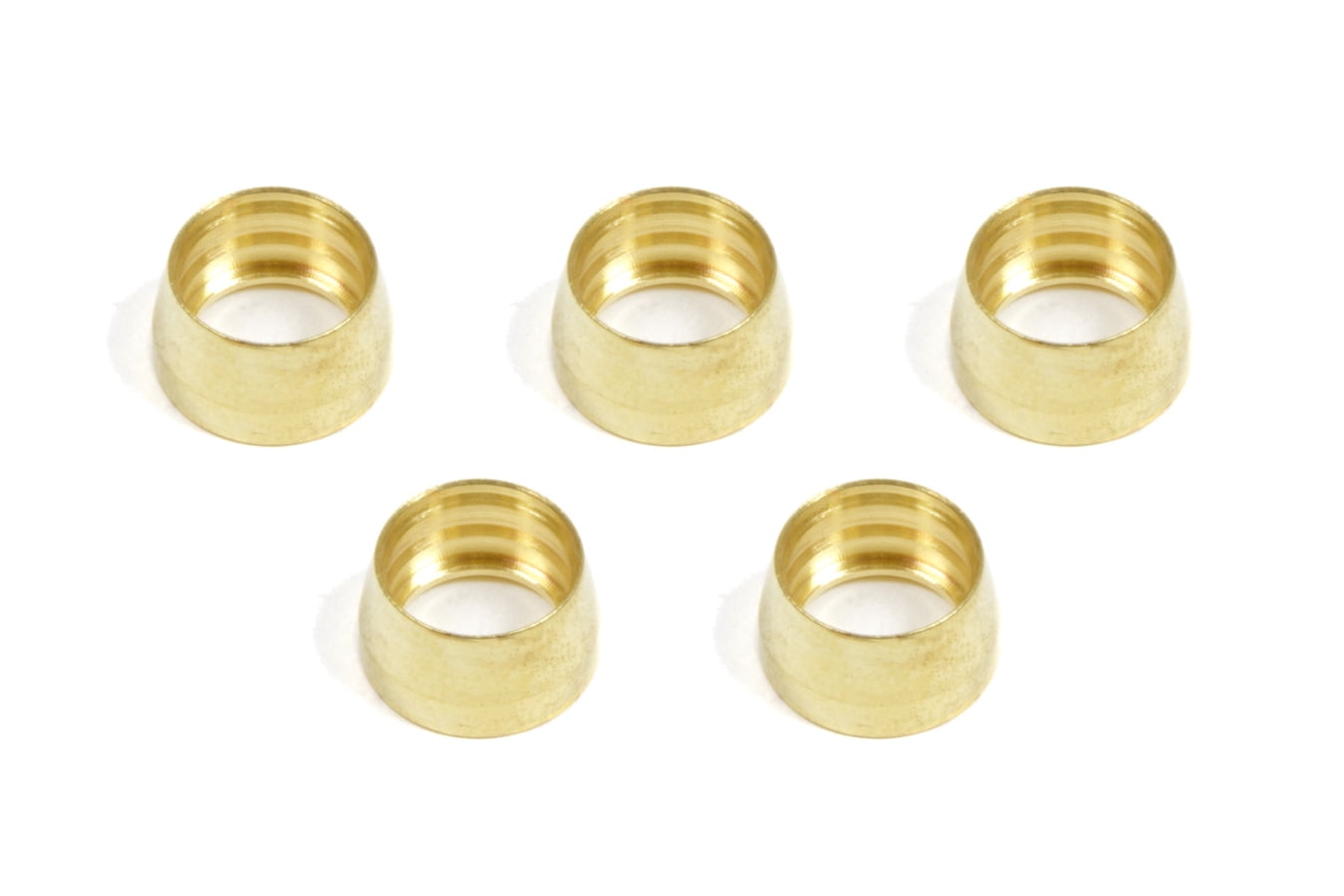 Aeroquip FCM3824 Replacement Sleeve Teflon Fitting; -08AN Hose Fitting Dash Size; Brass; 5 Per Package;