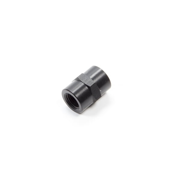 1/4in Alum Pipe Coupler Black