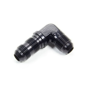Aeroquip #8 Flare 90 Deg Bulkhead Union Black