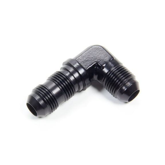 Aeroquip #8 Flare 90 Deg Bulkhead Union Black