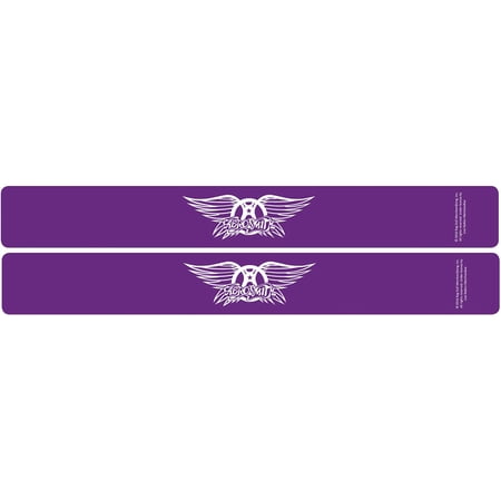 Aerosmith 2 Pack Purple Slap Band W/white Dream On Graphic