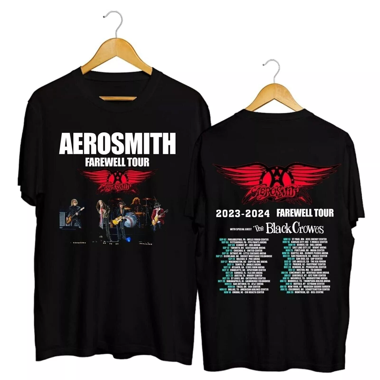 Aerosmith 2023 2024 Peace Out Farewell Tour Band TShirt Best Gift For