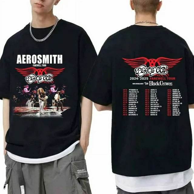 Aerosmith 2024 2025 North American Farewell Tour Shirt Aerosmith Band